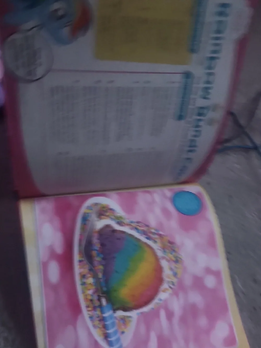 My Little Pony Pink Baking Book with Rainbow Cake Art - Picture 4 of 5